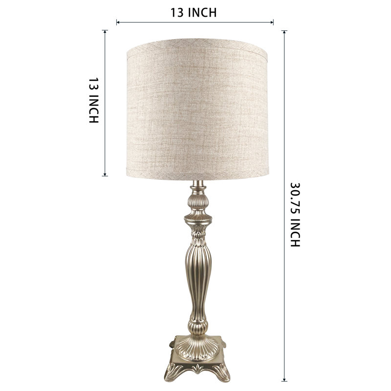 Lampe de table en résine Janequa