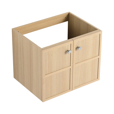 Meuble-lavabo de rangement de 61 cm (24 po) - Contreplaqué de chêne pour un style élégant et une grande durabilité