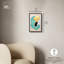 Abstrait boucles d'oreilles formes abstraites, art mural tendance par Art Remedy-102547356-102547355