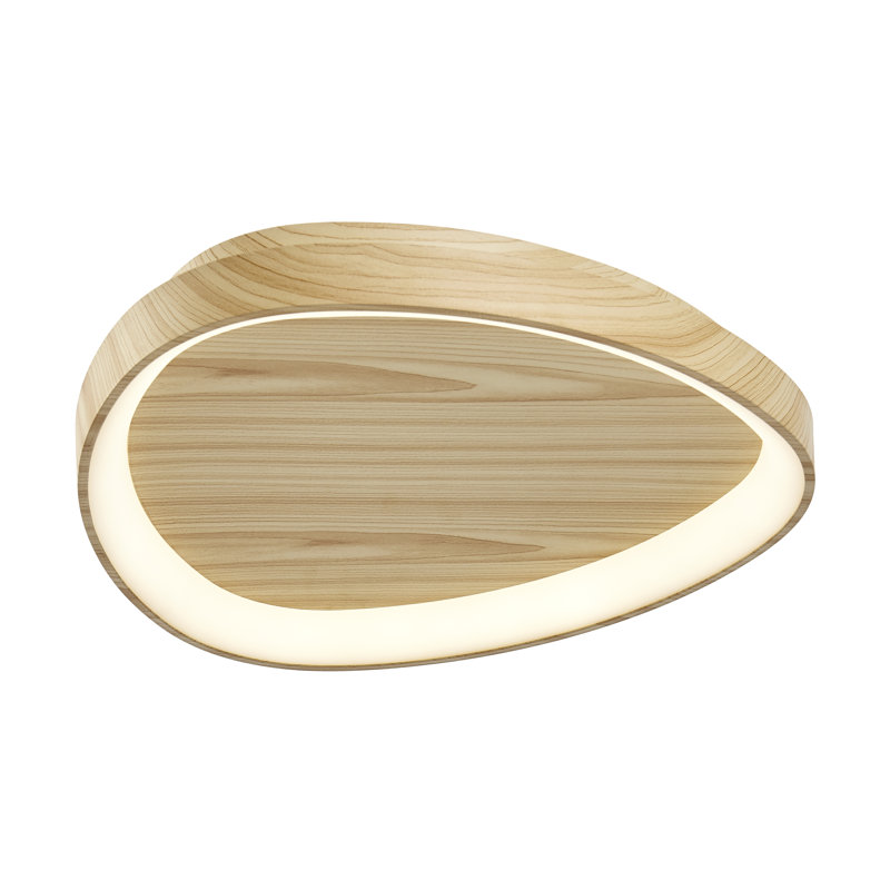 Lampe murale en bois naturel