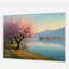 Cerisiers en fleurs au bord de l'eau II - arbre, décoration murale acrylique-101524058