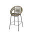De 2 faux extérieurs, fabriqués en PE de haute qualité, design ergonomique pour une assise détendue, motif tissé élégant, cadre, entretien facile et fonction assise confortable, utilisation polyvalente complexe