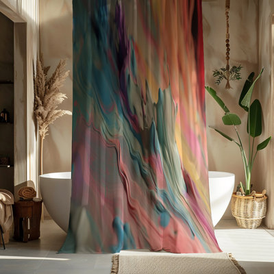 Abstract Shower Curtain