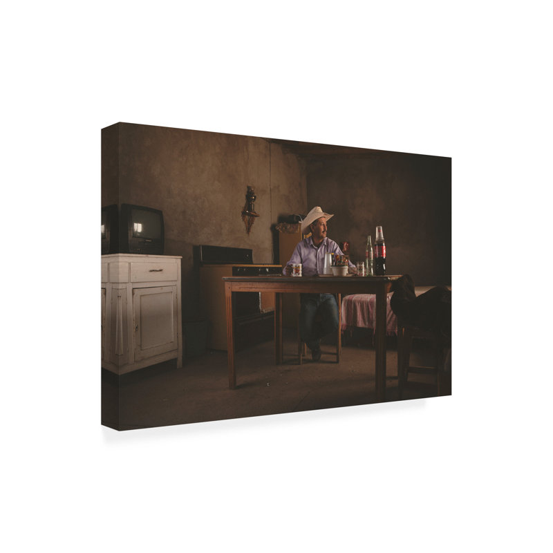 Art sur toile «Bachelor Giacomo» par Bruno El Descanso, H 12 po x l 19 po