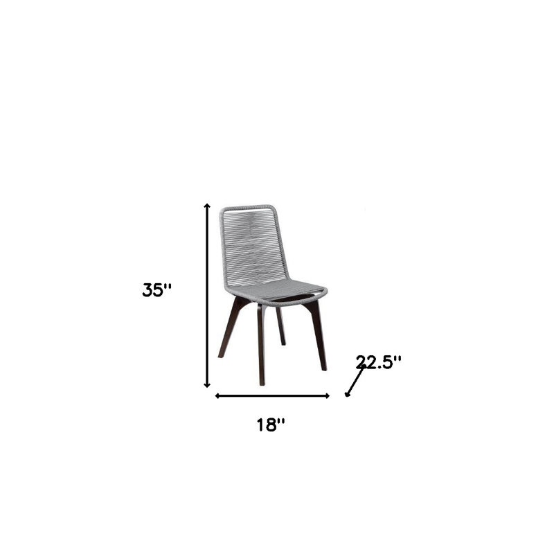 Fauteuil d'extérieur sans accoudoirs HomeRoots Eucalyptus