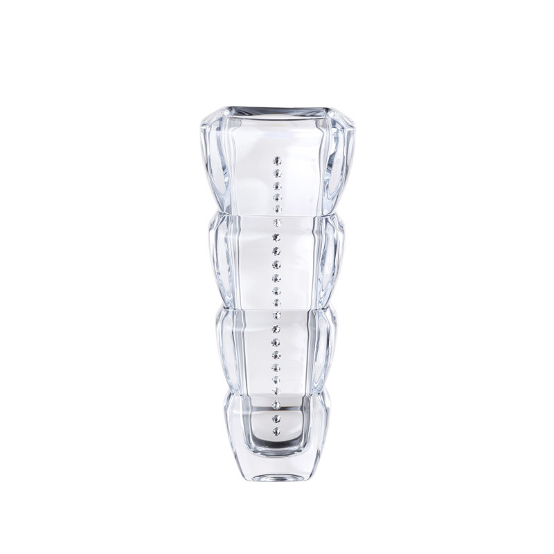 Vase de table en cristal transparent 11 po Saxby