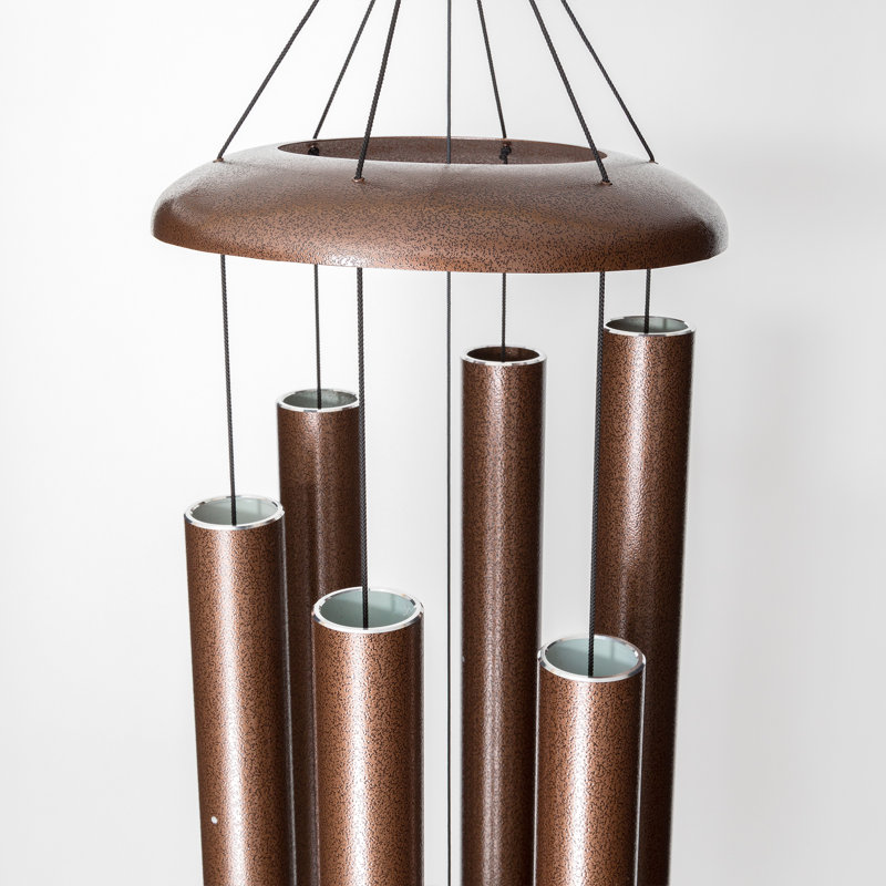 65" Copper Vein Aluminum Wind Chime for Outdoor Decor