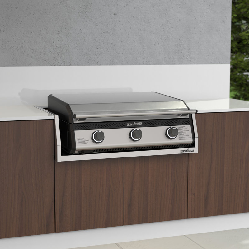Blackstone 28" Deep Kitchen Griddle In Stainless Steel With Stainless Steel Insulation Jacket