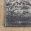 Tapis oriental / persan flétri pour le salon, la chambre et la cuisine, gris foncé / ivoire-204472190