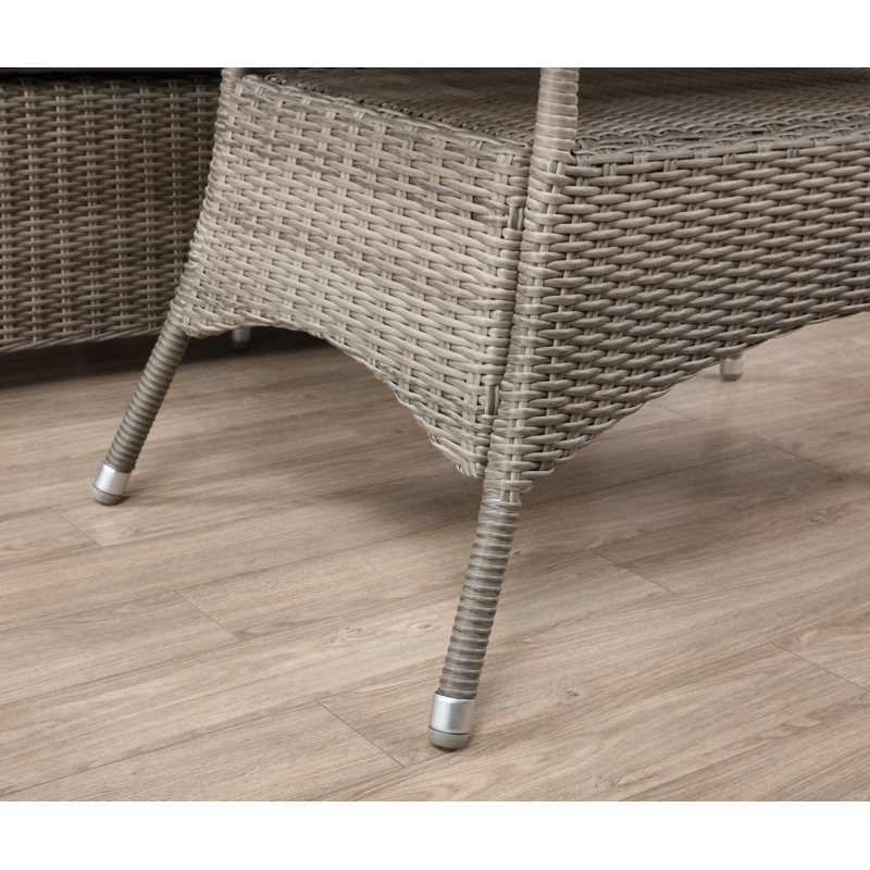 Rectangular Outdoor Coffee Table - 109.22 cm W 66 cm D