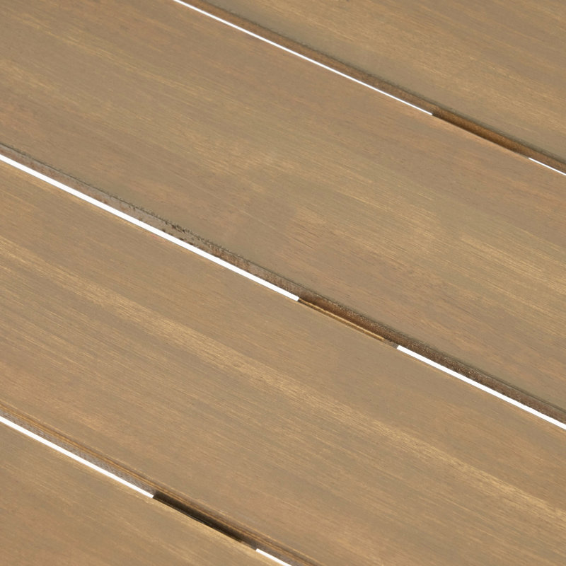 Table en bois pour l'extérieur - gris + noir et élégant