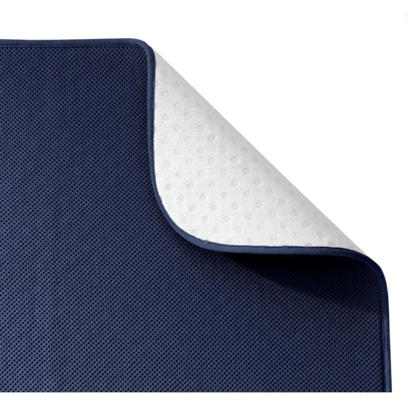 Tapis pour salle de bain iDry, Bleu marine