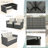 Wood 4 - Person Patio Conversation Set with Cushions-1139517742