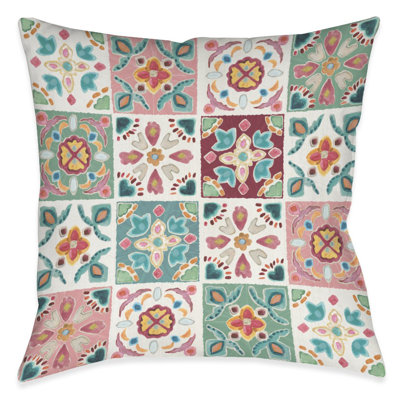 Coussin Bohemian Tiles par Laural Home