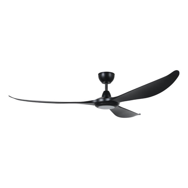 Ventilateur de plafond Gabryele, 72", Blanc, Blanc