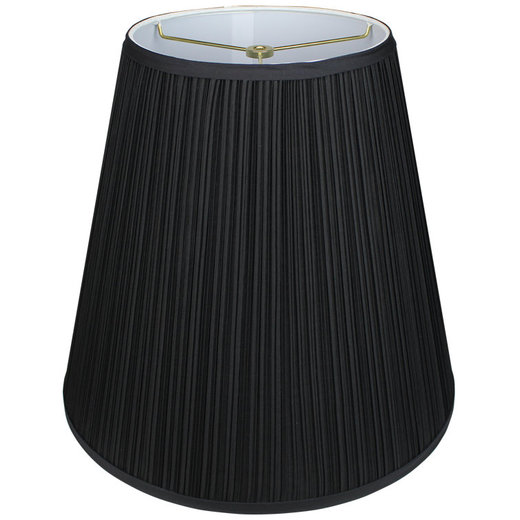 14.5" H x 16" W Empire Lamp Shade - (Spider Attachment) in Pleated Mushroom