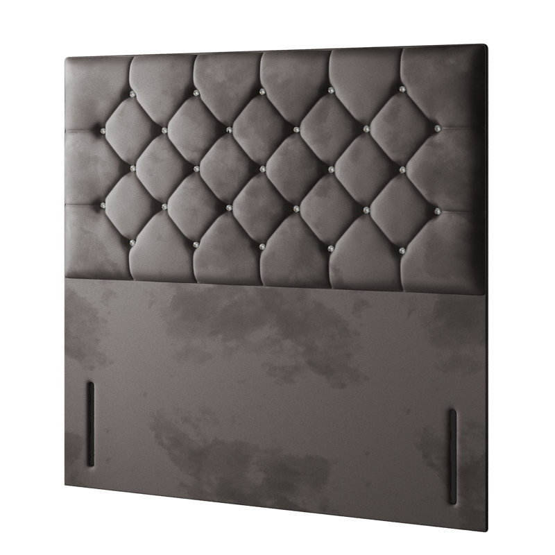 Farallones Upholstered Headboard, Double (4'6), Charcoal