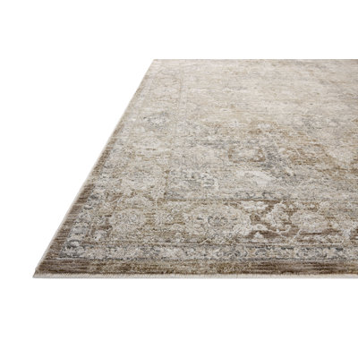 Loloi Kahmel Khaki / Slate Area Rug