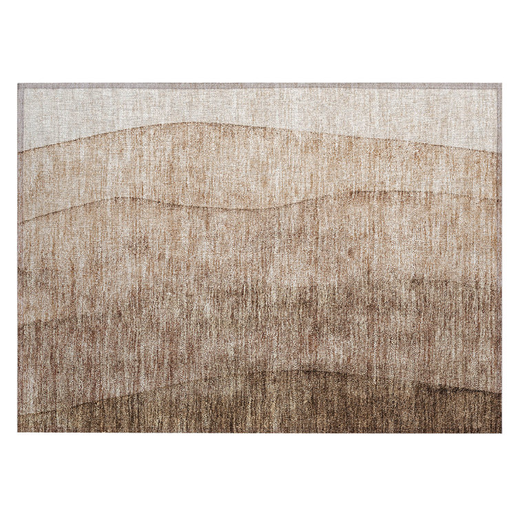 Lavonia Washable Ombre Indoor / Outdoor Rug