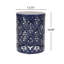 Modern Iron Cut Side Table with Floral Pattern, No Assembly-167564961
