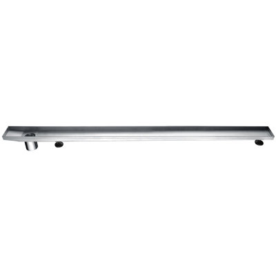 47" Long Side Hole Stainless Steel Linear Floor Shower Drain