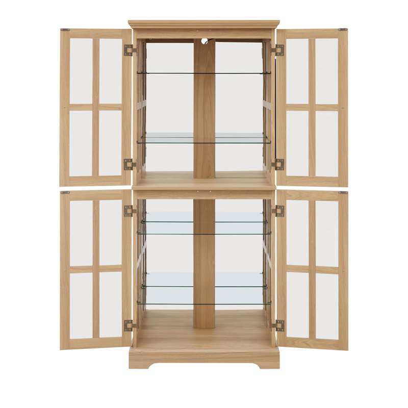 Vitrine Curio, Chêne