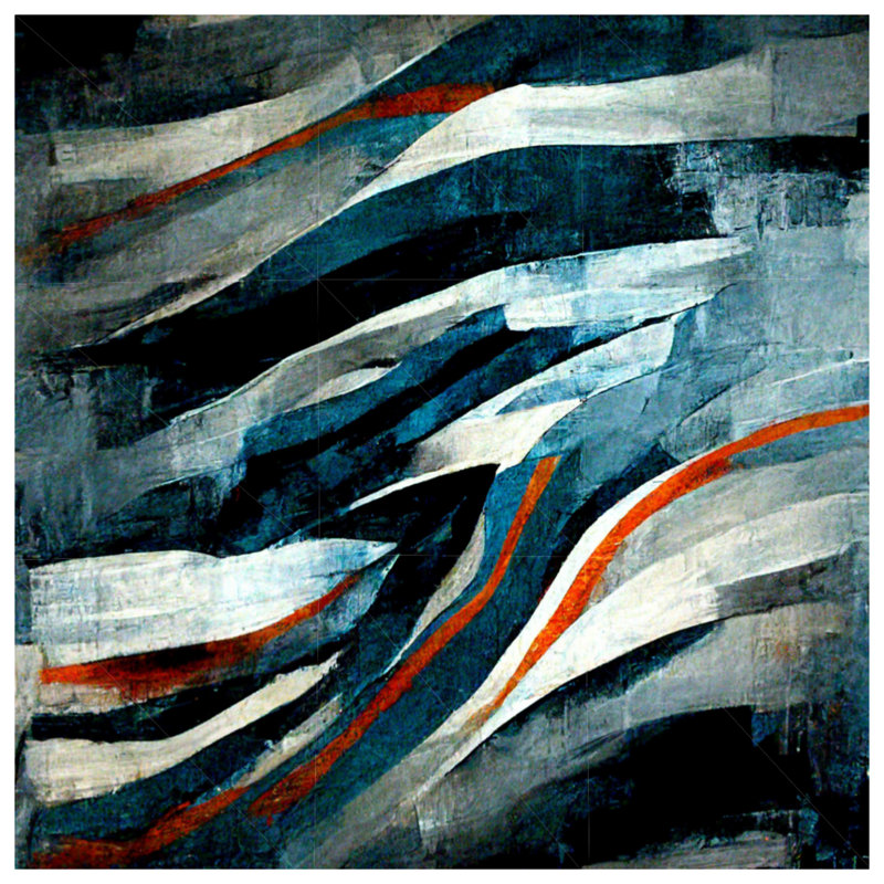 Housse de couette abstraite Modern Bedding Art, Très grand lit