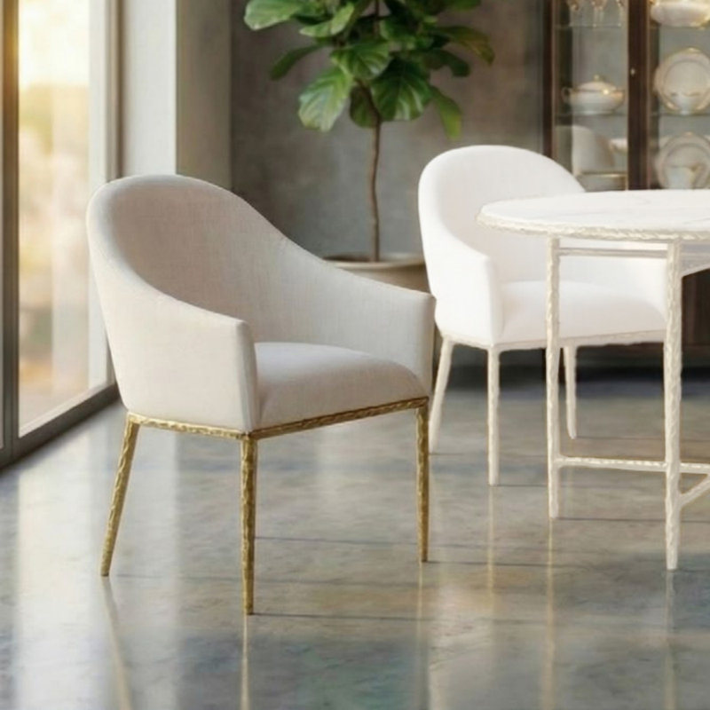 Fauteuil Braddy, Or mat