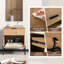 40cm W Manufactured Wood Bedside Table