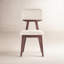 Chaise en bois massif Lazaro