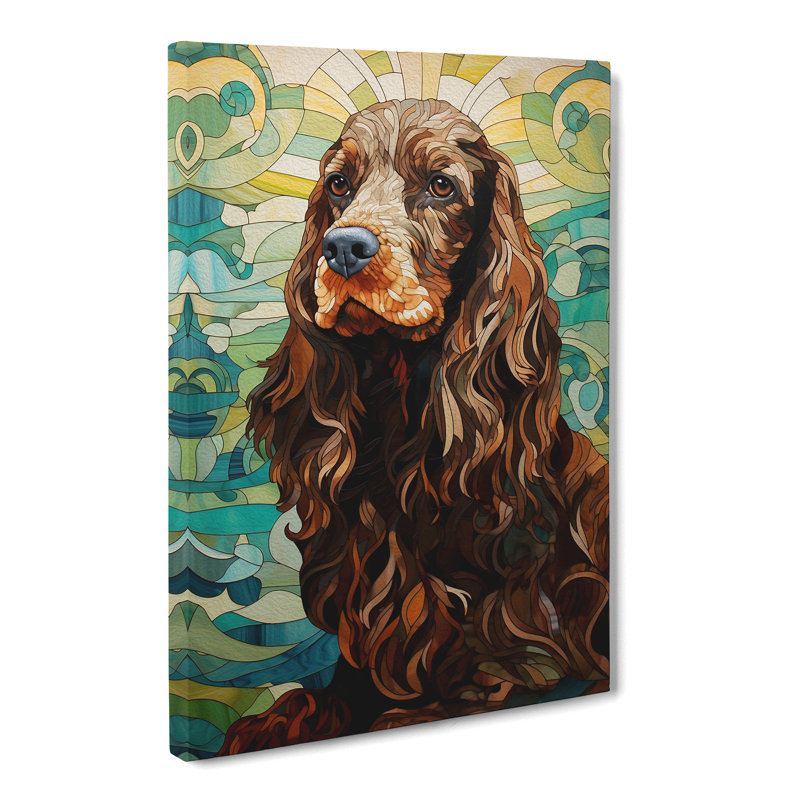 Cocker Spaniel Deco - Wrapped Canvas, 60cm H x 40cm W x 3cm D