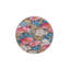 Tapis bleu tissé à motif floral lavable à la machine-459354276