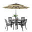 Alyah 4 - Person Patio Dining Set with Square Table