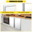 Double BBQ Access Door for Outdoor Kitchen - 304 Brushed Stainless Steel, Durable & Weather Resistant, Easy Install, Secure Storage for Grill Islands & Cabinets