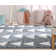 Kennedy Triangles Grey Children's Rug