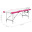 Table rectangulaire pliable réglable 75,5 po-91917121