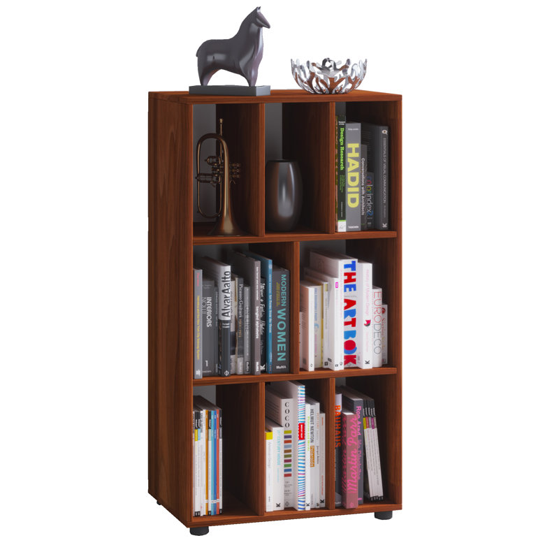 Urgeon 114cm H x 60cm W Cube Bookcase, Brown