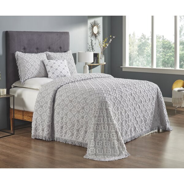 Trevor Collection 100 Percent Cotton Tufted Chenille Bedspread Set