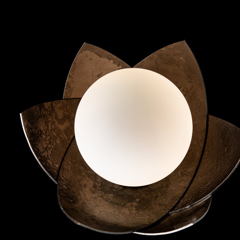 Blossom Standard Table Lamp by David Martin, Lilac Marble, Dark Smoke