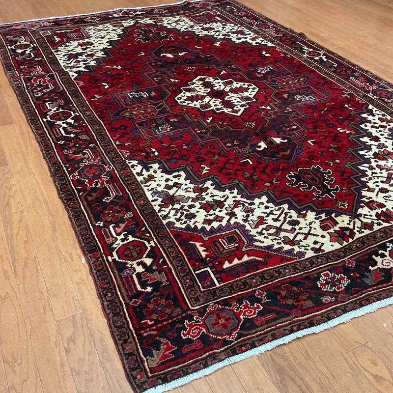 HERAT ORIENTAL Handmade Heriz Wool Rug
