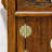 Elegant Two-Door Cabinet with Brass Accents