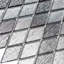 Carreau de mosaïque murale en verre 12 po x 12 po Cosmos Rhombus-63332387
