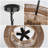 5 - Light Dimmable 3-Tier Drum Chandelier-1487127289