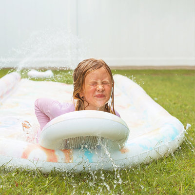 Sunnylife: jeu de glissade, de glissade et de planche de corps - Teinture par nœuds - Toboggan gonflable pour enfants