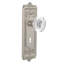 Egg & Dart Plate with Decorative Keyhole and Crystal Egg & Dart Knob-856908850