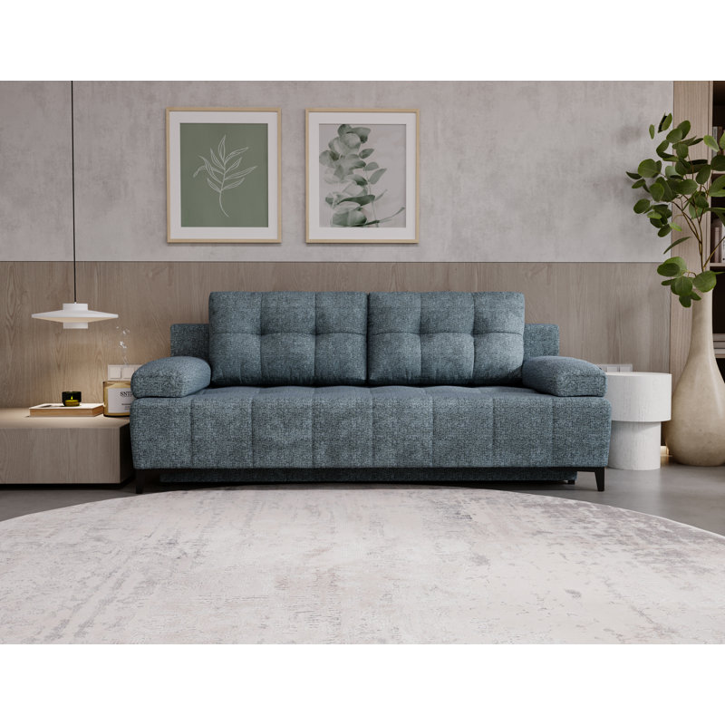 Tarell 2 Seater Sofa Bed, Navy