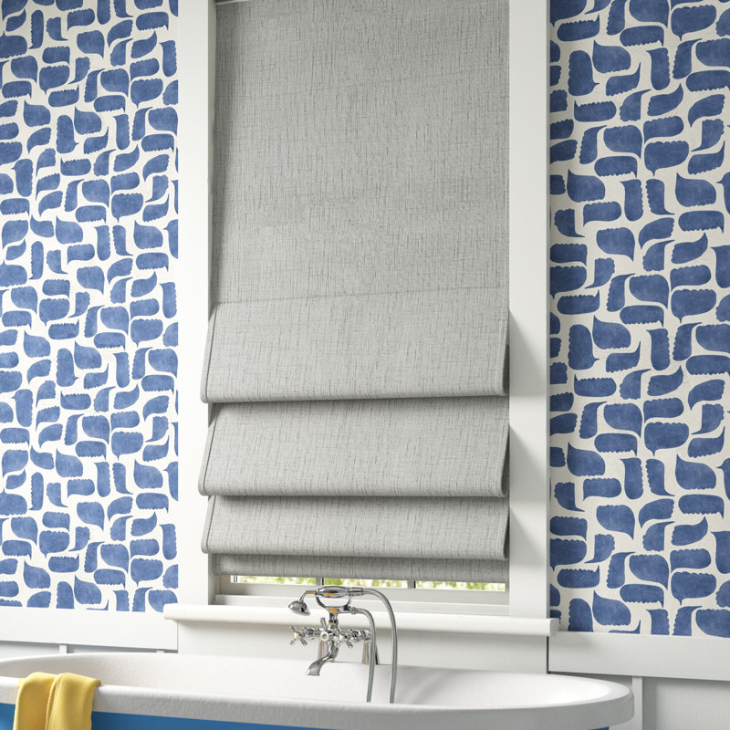  Everton Thermal 100% Blackout Cordless Roman Shade, Gray, 31"W x 64"L
