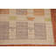 Tapis tissé à plat en jute kilim 9 x 11