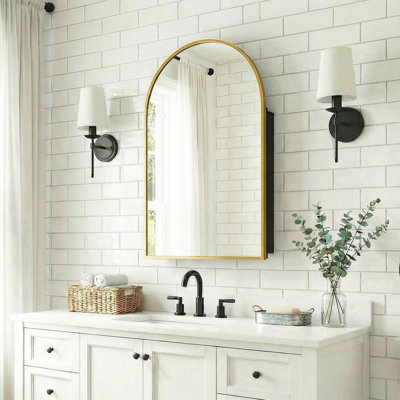 Miroir de salle de bain 24 po H 36 po