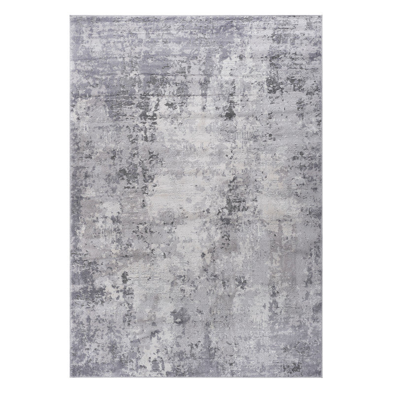 Naar Marfi Area Rugs, Light Grey/Abstract Accent Power Loom Machine -Crafted Rug, Rectangle 5'3" x 7'6"
